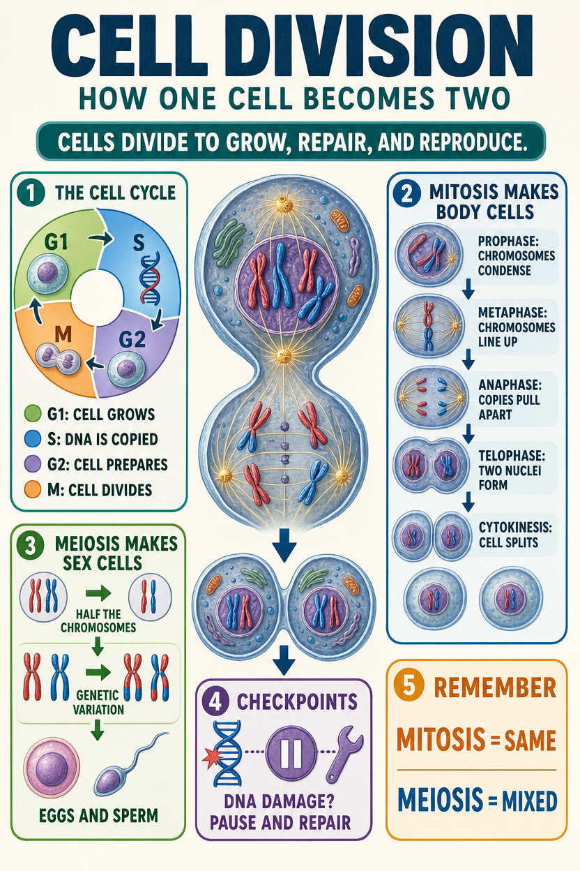 Infographic: cell division