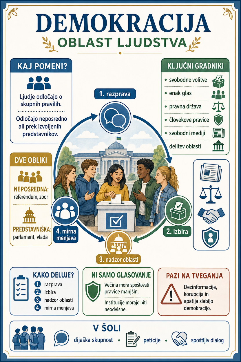Infographic: demokracija