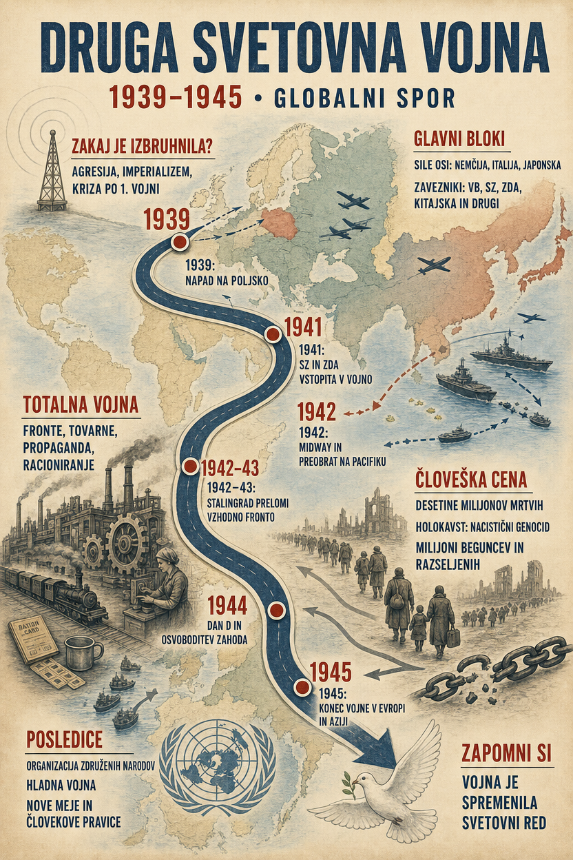Infographic: druga svetovna vojna