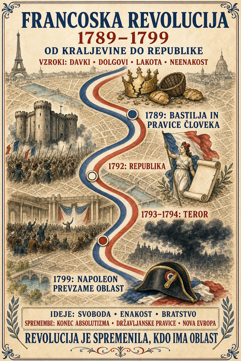 Infographic: francoska revolucija