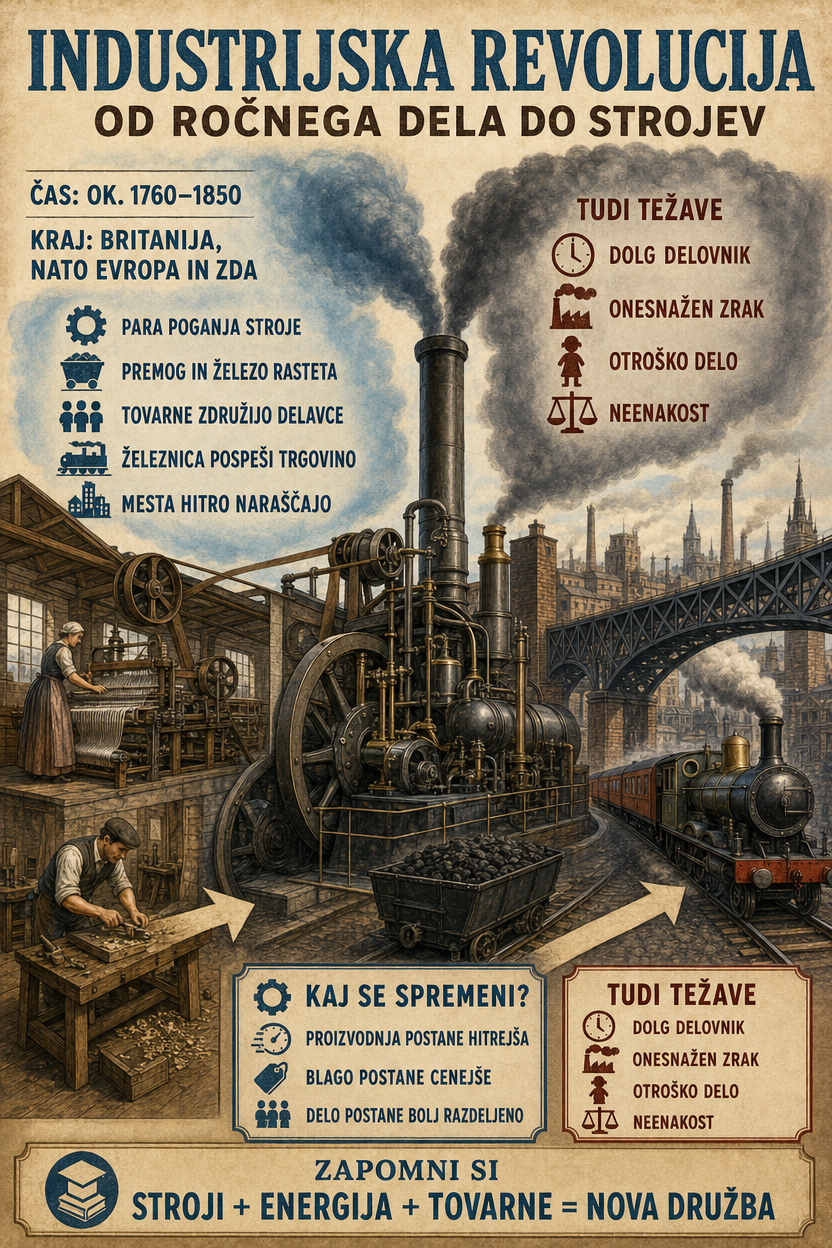 Infographic: industrijska revolucija